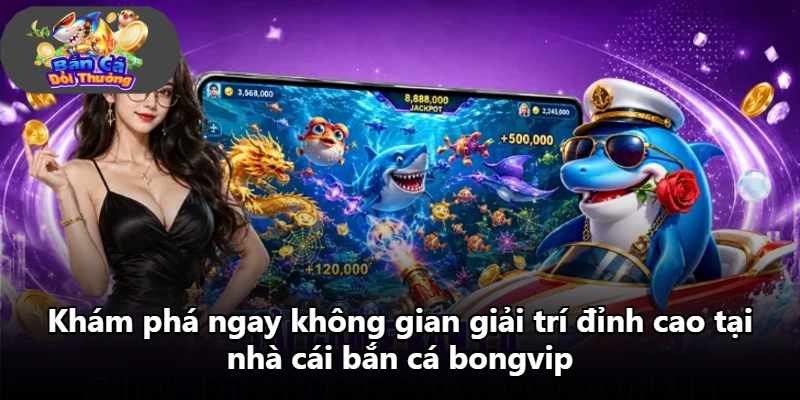 Khám phá ngay không gian giải trí đỉnh cao tại nhà cái bắn cá bongvip